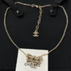 CHANEL Ribbon COCOmark Necklace