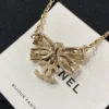 CHANEL Ribbon COCOmark Necklace