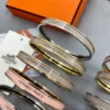 Hermes Narrow Bangle in Enamel