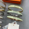 Hermes Narrow Bangle in Enamel