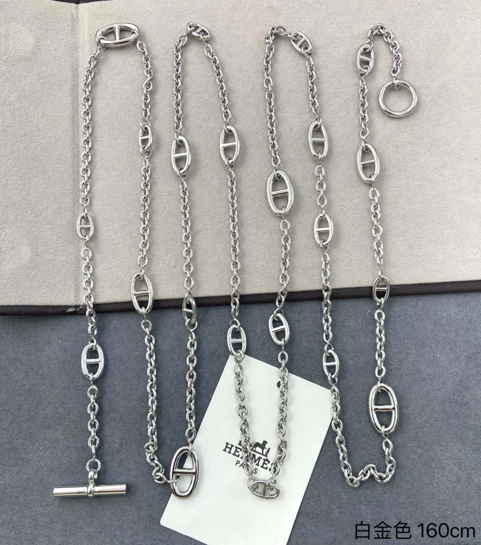 Farandole Necklace or Waist Chain in sterling silver