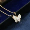 Two Butterfly pendant Full Diamonds