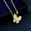 Two Butterfly pendant Full Diamonds
