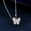 Two Butterfly pendant Full Diamonds
