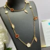 Lucky Spring long necklace, 15 motifs