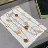 Lucky Spring long necklace, 15 motifs