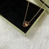 Lucky Spring pendant, open wings ladybug