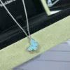 Sweet Butterflies pendant ,Blue,Gray,White