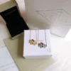 Frivole pendant, 2 flowers
