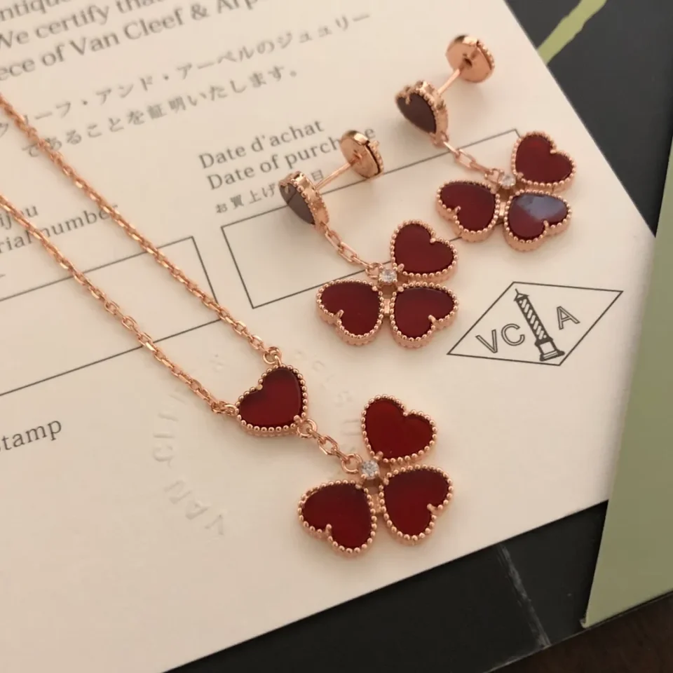 Sweet Hearts pendant ,Sweet Hearts earrings