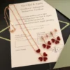 Sweet Hearts pendant ,Sweet Hearts earrings