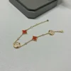 Color Blossom BB Star and Sun Multi-Motif Bracelet, Yellow Gold, Amazonite and Diamonds