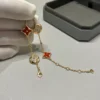 Color Blossom BB Star and Sun Multi-Motif Bracelet, Yellow Gold, Amazonite and Diamonds