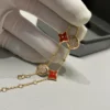 Color Blossom BB Star and Sun Multi-Motif Bracelet, Yellow Gold, Amazonite and Diamonds