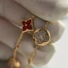 Color Blossom BB Star and Sun Multi-Motif Bracelet, Yellow Gold, Amazonite and Diamonds