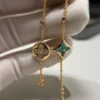 Color Blossom BB Star and Sun Multi-Motif Bracelet, Yellow Gold, Amazonite and Diamonds