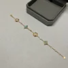 Color Blossom BB Star and Sun Multi-Motif Bracelet, Yellow Gold, Amazonite and Diamonds