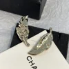 2024/25 Métiers d’art Chanel Stud Earrings,Metal & Strass  Gold & Crystal