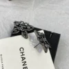 2024/25 Métiers d’art Chanel Stud Earrings  Metal & Strass  Ruthenium, Blue & Crystal