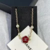 2024/25 Métiers d’art  Necklace   Metal, Resin & Glass Pearls  Gold, Pink & Pearly White