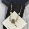 2024/25 Métiers d’art  Necklace   Metal, Resin & Glass Pearls  Gold, Pink & Pearly White