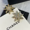 2024/25 Métiers d’art  Ear stud   Metal & Strass  Gold & Crystal