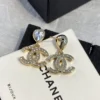 Spring-Summer 2025 Pre-collection Chanel Pedant Earrings  Metal & Strass Glass Gold