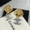 2024/25 Métiers d’art Chanel Pendant Earrings   Metal & Strass  Gold, Silver & Crystal