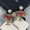 2024/25 Métiers d’art Chanel Pendant Earrings  Metal & Strass  Gold, Resin & Crystal ,Multicolor