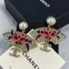 2024/25 Métiers d’art Chanel Pendant Earrings  Metal & Strass  Gold, Resin & Crystal ,Multicolor