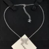 2024/25 Métiers d’art   Necklace   Metal & Strass  Ruthenium, Pink & Crystal