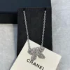 2024/25 Métiers d’art   Necklace   Metal & Strass  Ruthenium, Pink & Crystal