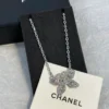 2024/25 Métiers d’art   Necklace   Metal & Strass  Ruthenium, Pink & Crystal