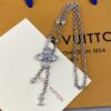 LV Diamonds Pendant, LV Monogram Star cut double pedant