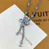 LV Diamonds Pendant, LV Monogram Star cut double pedant