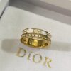 Dior Night Code Ring Gold-Finish Metal, Crystals and Latte Lacquer