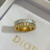 Dior Night Code Ring Gold-Finish Metal, Crystals and Latte Lacquer