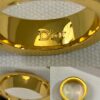 Dior Night Code Ring Gold-Finish Metal, Crystals and Latte Lacquer