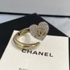 Chanel heart shape adjustable ring