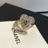 Chanel heart shape adjustable ring
