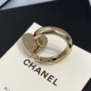 Chanel heart shape adjustable ring