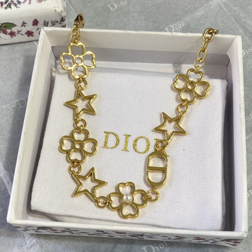 Dior Lucky Lace Bracelet Necklace