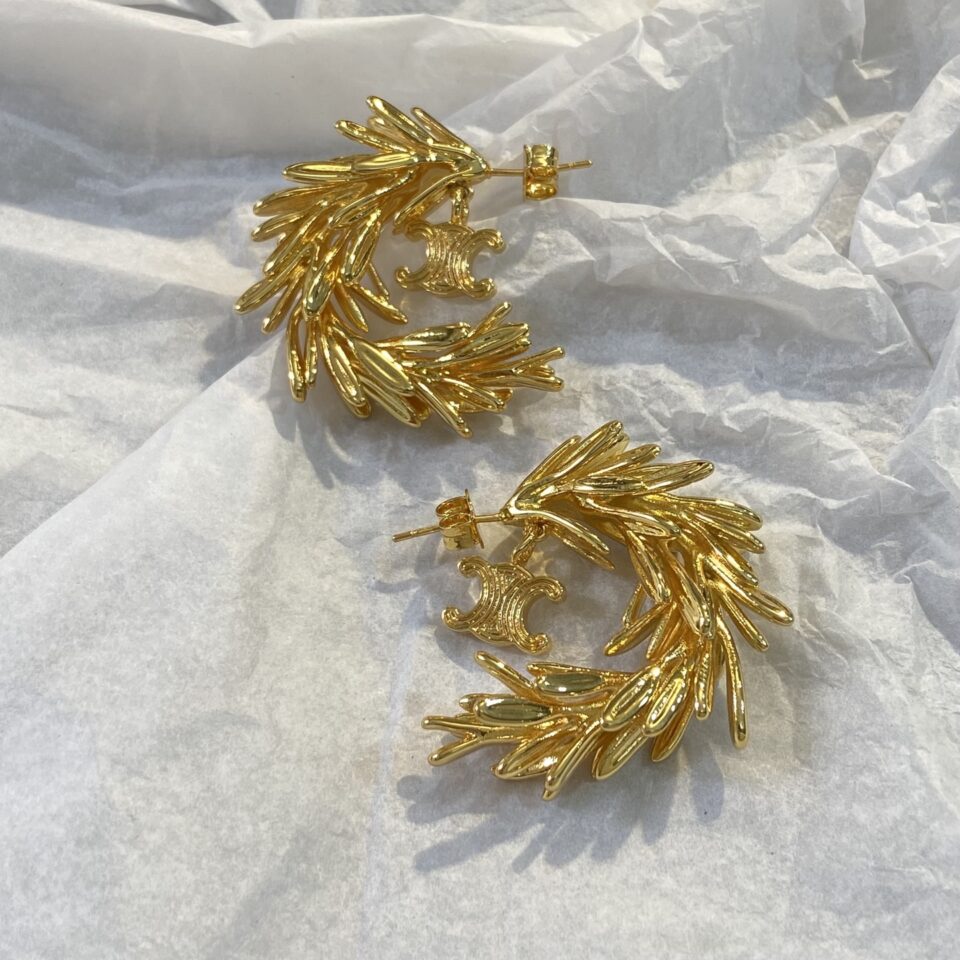 Celine Autumn Whisper Statement Earrings
